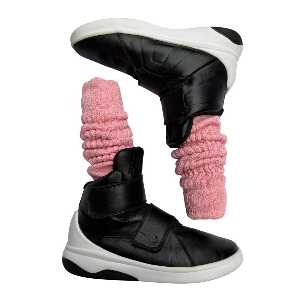 Nike Marxman High Top Double Strap Black White Techwear Cyber 833916-001 6Y